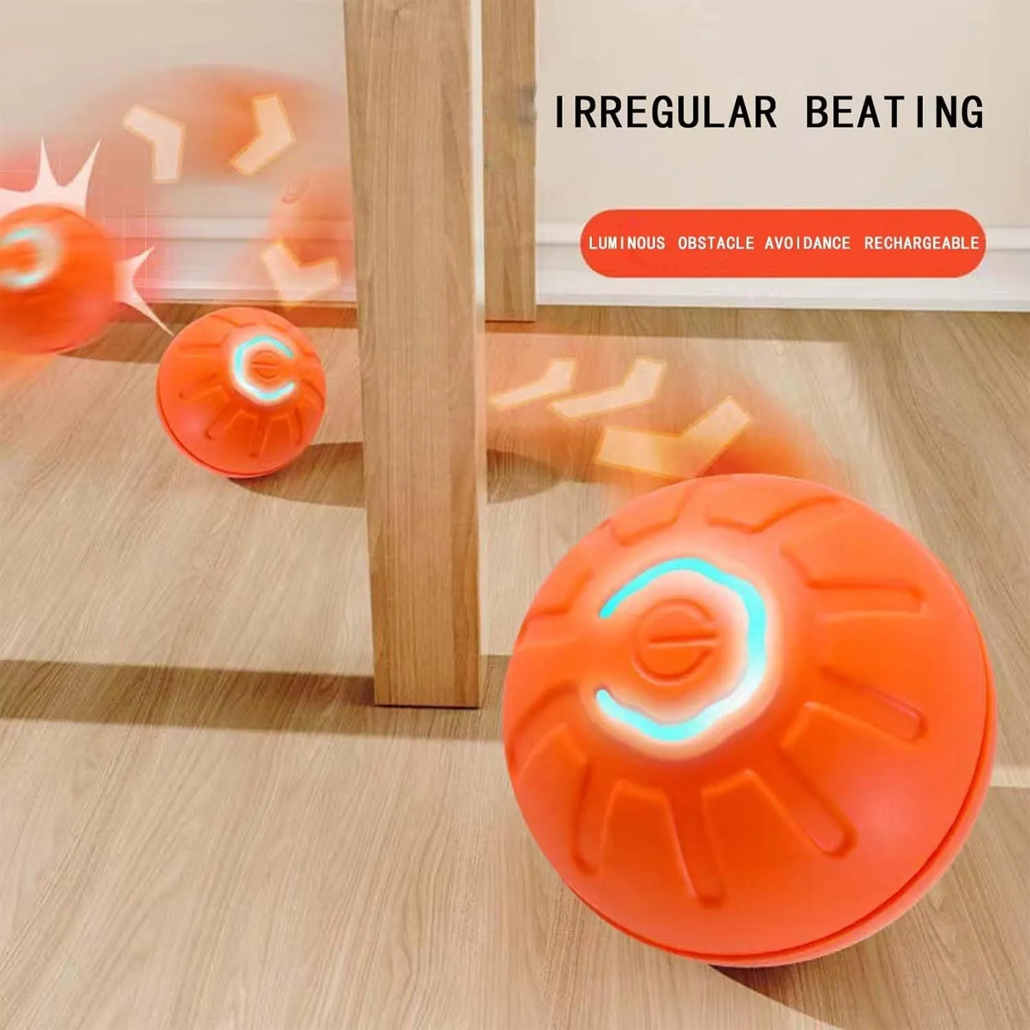 2025 New Interactive Dog Toys Dog Balls,Durable Motion Activated Automatic Rolling Ball Toys for/Small/Medium Dogs (2pc)