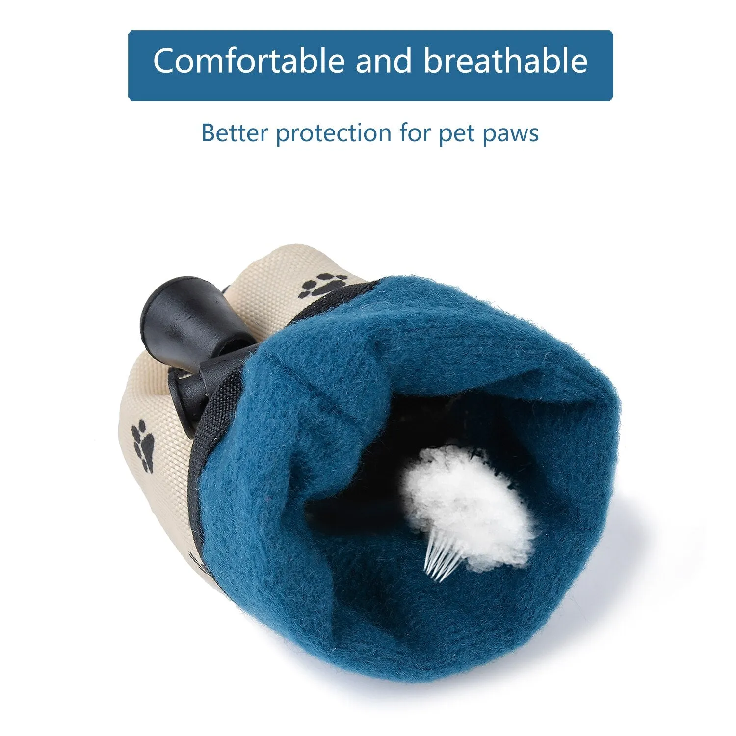 4pcs Winter Pet Dog Shoes Waterproof Anti-Slip Boots Footwear Warm For Small Cats Dogs Puppy Dog Socks Booties