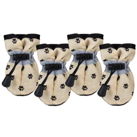 4pcs Winter Pet Dog Shoes Waterproof Anti-Slip Boots Footwear Warm For Small Cats Dogs Puppy Dog Socks Booties