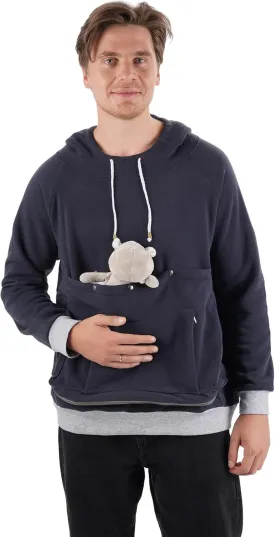 ALYC Cat Dog Carrier Hoodie Big Pet Pouch Sweatshirt Puppy Kitten Holder Carrier Pullover Top Kangaroo Unisex Hoodies