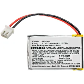 Batteries N Accessories BNA-WB-P8184 GPS Battery - Li-Pol, 3.7V, 600mAh, Ultra High Capacity Battery - Replacement for Atrack N068413 Battery