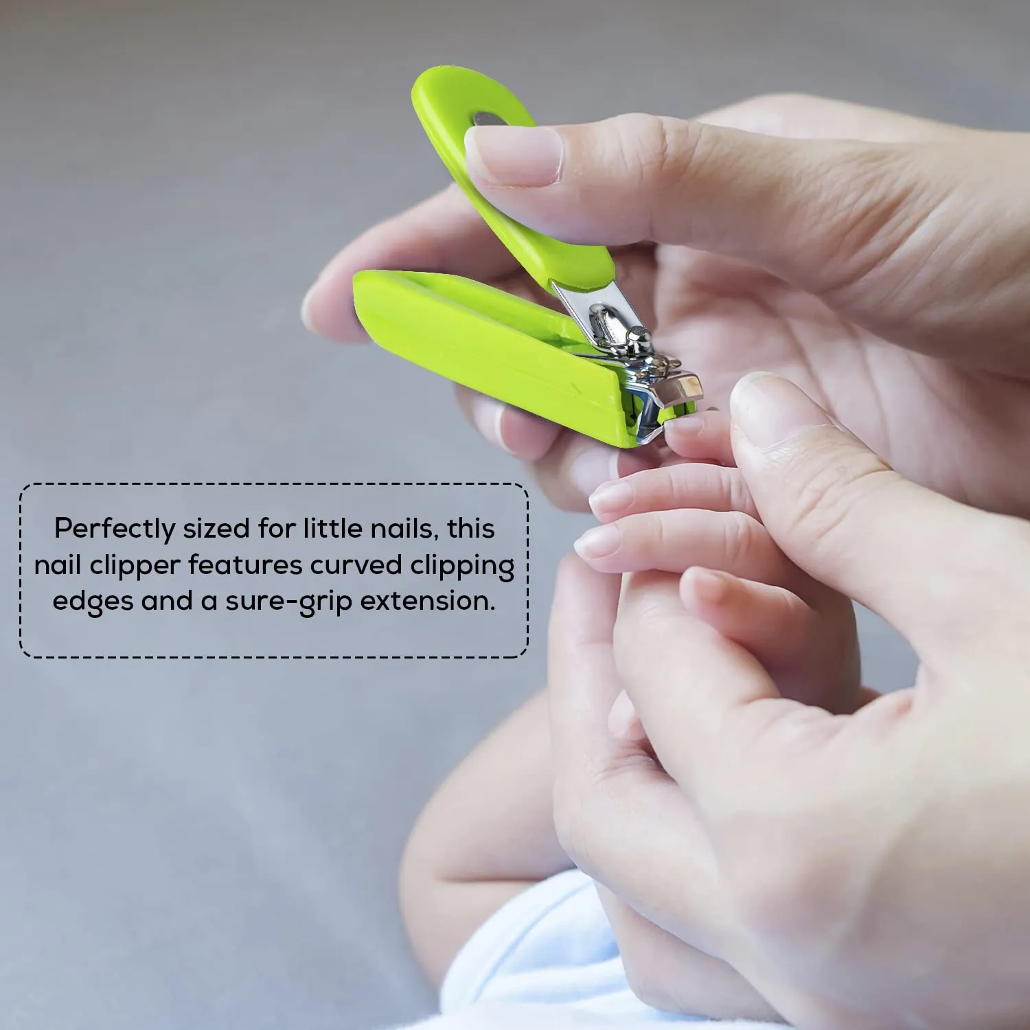 Baybee Baby Nail Clipper, Safety Nail Cutter for New Born Babies - Pack of 2