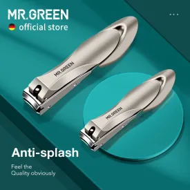 Beauty Nail Clippers Stainless Steel Anti Splash Fingernail Cutter