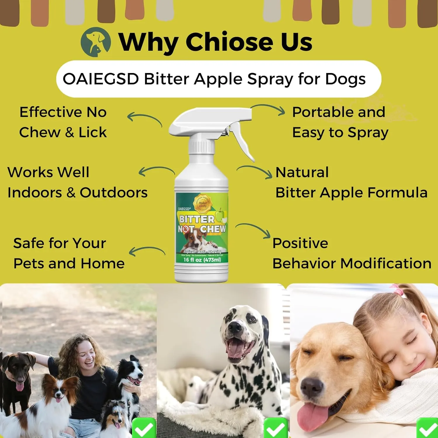 Bitters for Dog Chewing - Effective Chew Deterrent - 16oz