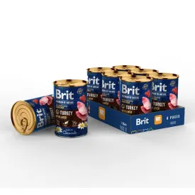 Brit Premium by Nature Turkey with Liver 6x400g