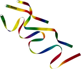 Cat Wand Toy Refill Rainbow Ribbon Set for Cat Wand - Ribbon Lures, Detachable Refill, Toy Lures Attachments - 3 Pieces Multi-Length Fun Durable Attachments with Metal Ring