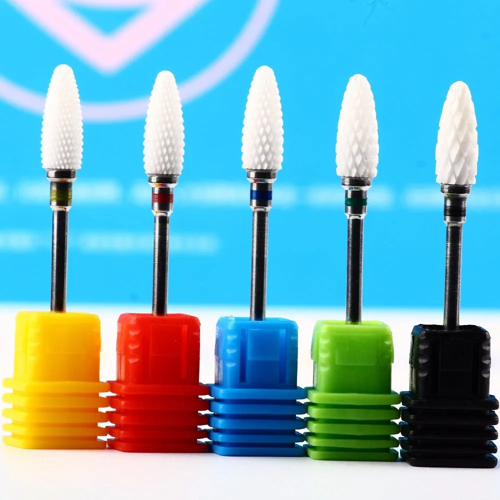 Ceramic Mill Manicure Machine Set Cutter For Pedicure Electric Nail Files Nail Drill Bit