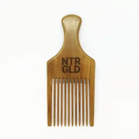 DEFECT!! -  Afro Power Pick - 7.5 Inches || Oil Infused Wooden Comb