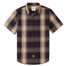 Dubinik® Mens Short Sleeve Button Down Shirts Summer Vintage Short Sleeve Button Down Men Lightweight Men's Casual Shirts#51027