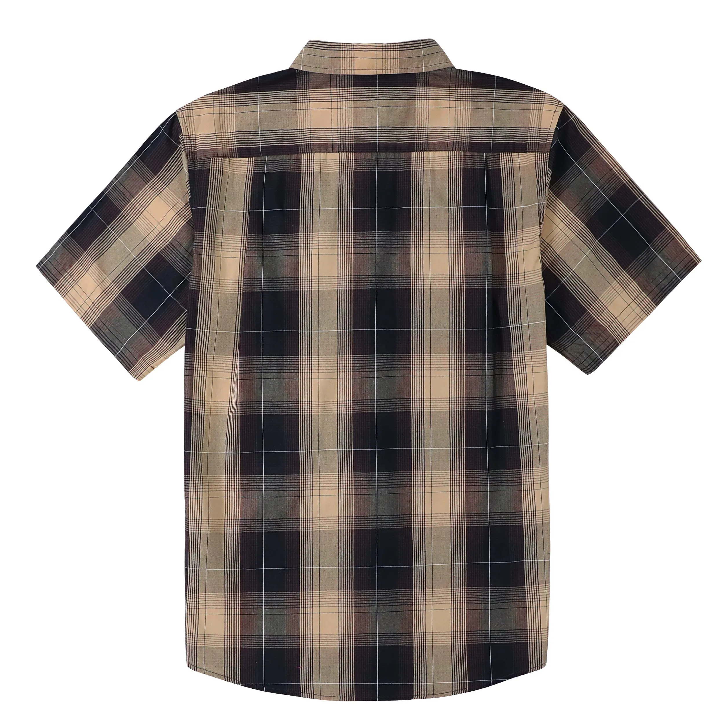Dubinik® Mens Short Sleeve Button Down Shirts Summer Vintage Short Sleeve Button Down Men Lightweight Men's Casual Shirts#51027