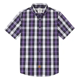 Dubinik® Mens Short Sleeve Button Down Shirts Summer Vintage Short Sleeve Button Down Men Lightweight Men's Casual Shirts#51033