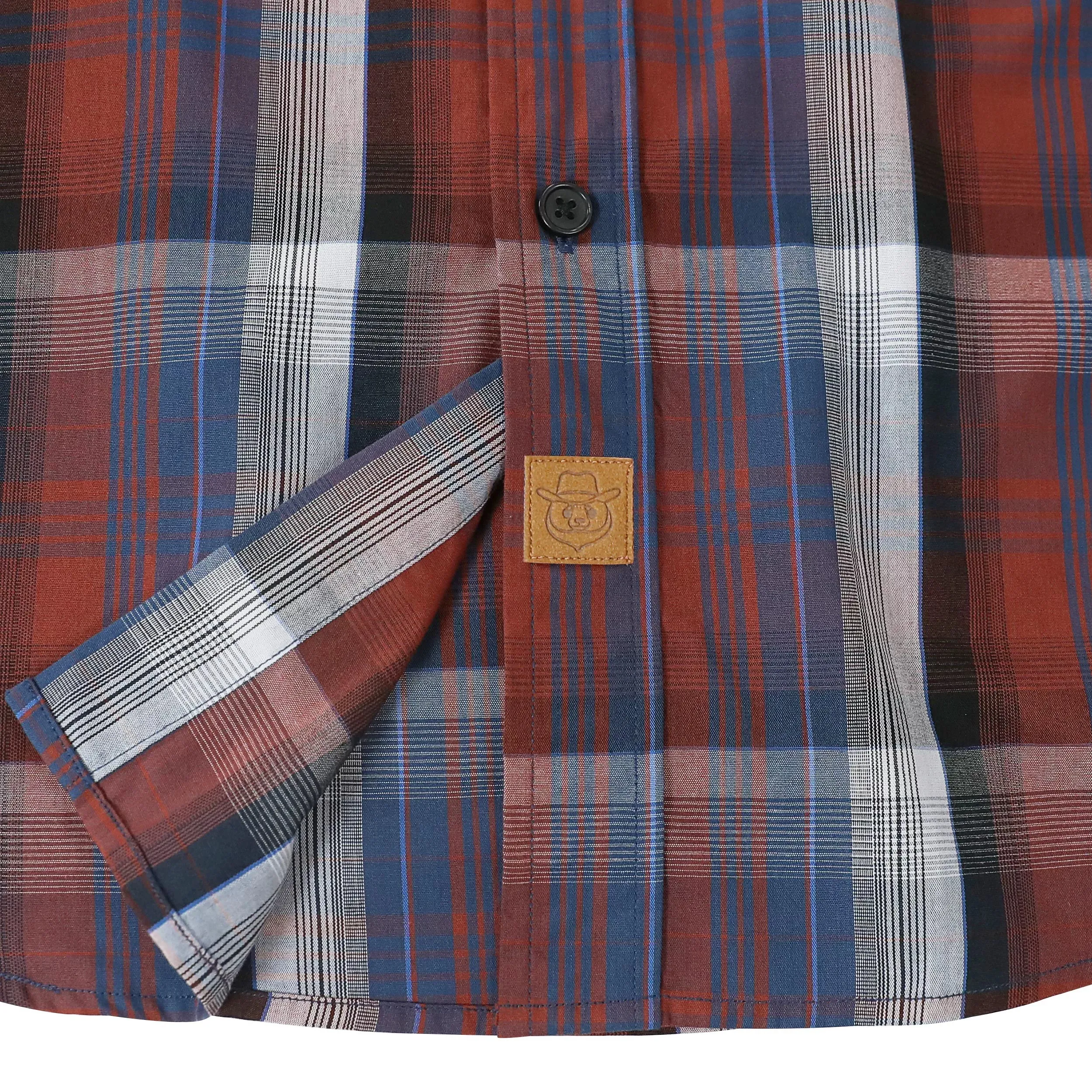 Dubinik®Mens Long Sleeve Casual Button Down Vintage Plaid Shirts#52003