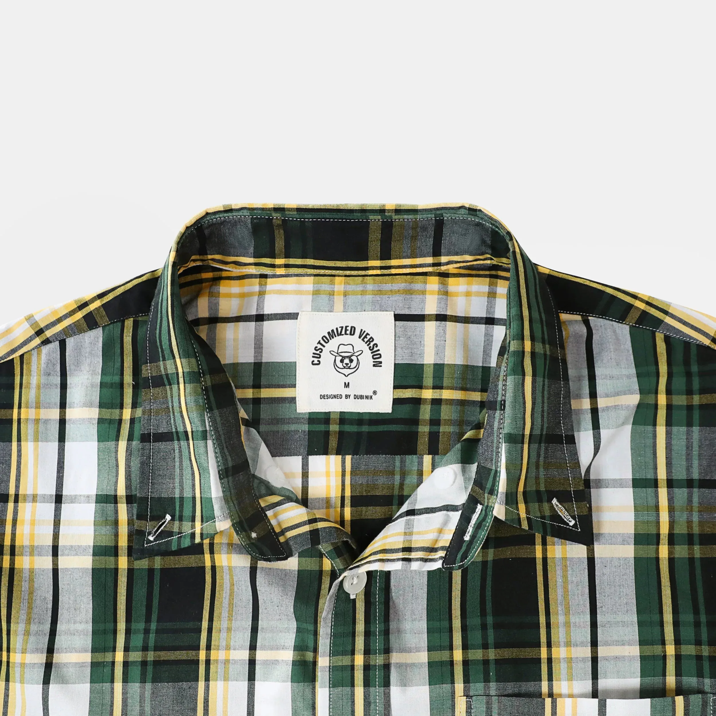 Dubinik®Mens Long Sleeve Casual Button Down Vintage Plaid Shirts#52004
