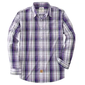 Dubinik®Mens Long Sleeve Casual Button Down Vintage Plaid Shirts#52008