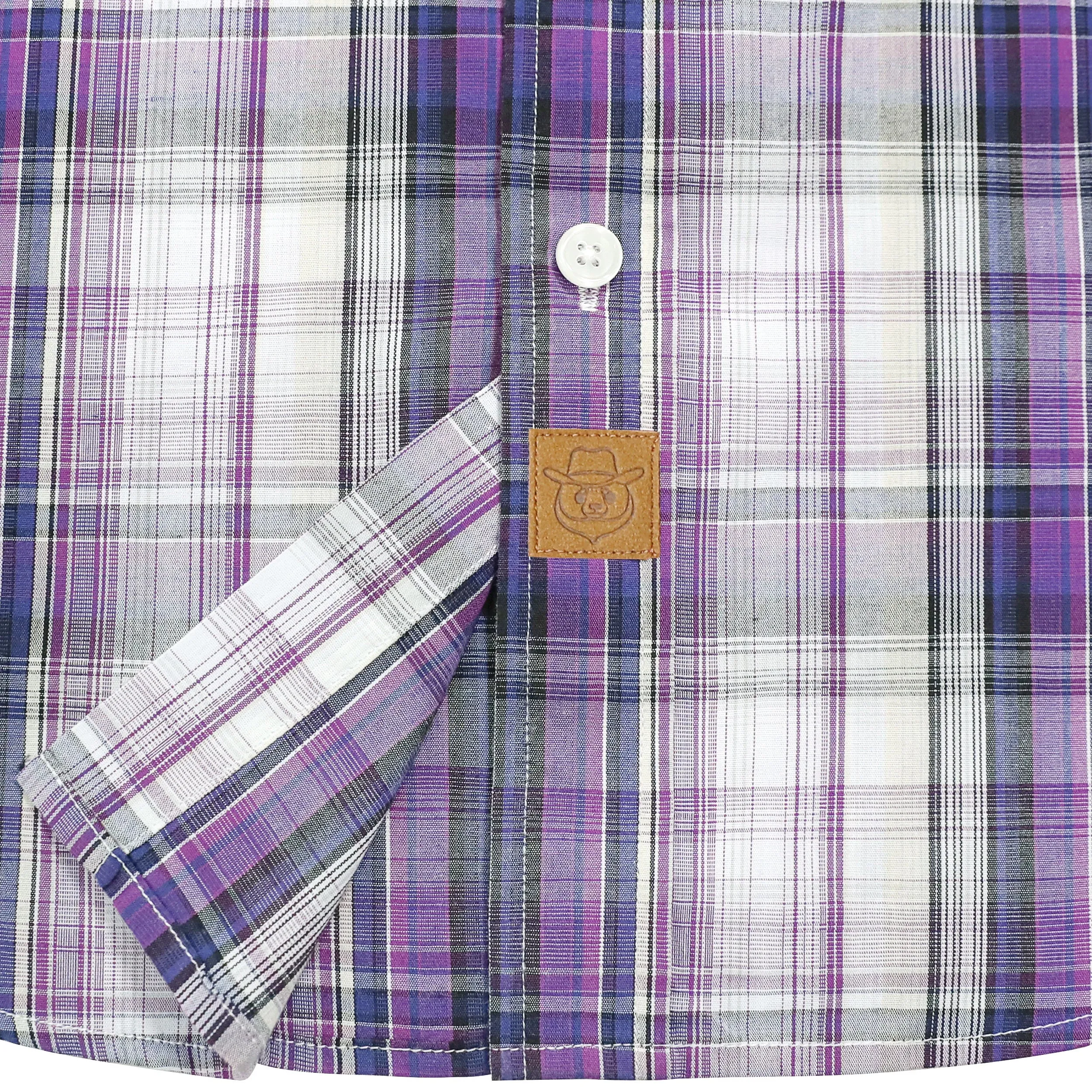 Dubinik®Mens Long Sleeve Casual Button Down Vintage Plaid Shirts#52008