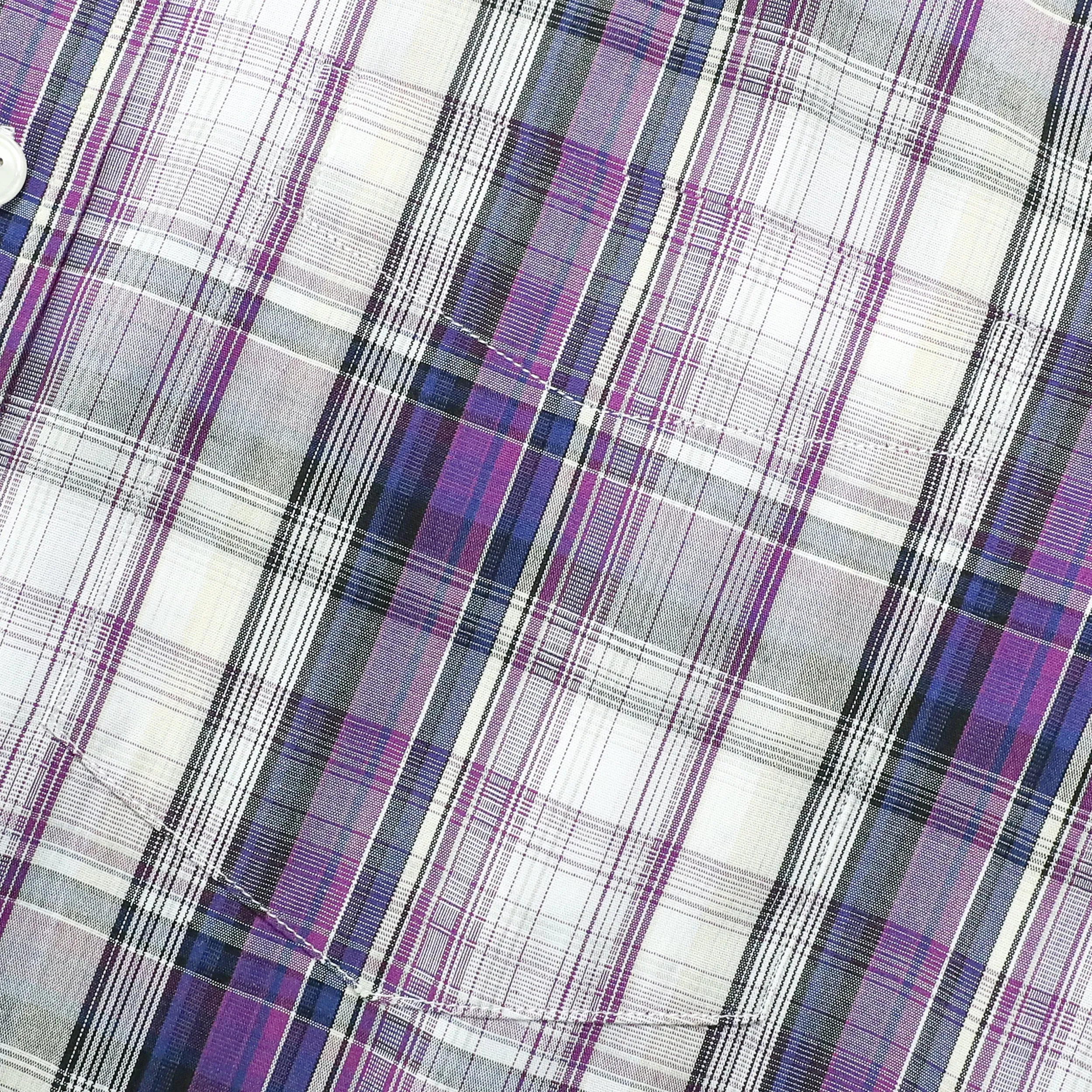 Dubinik®Mens Long Sleeve Casual Button Down Vintage Plaid Shirts#52008