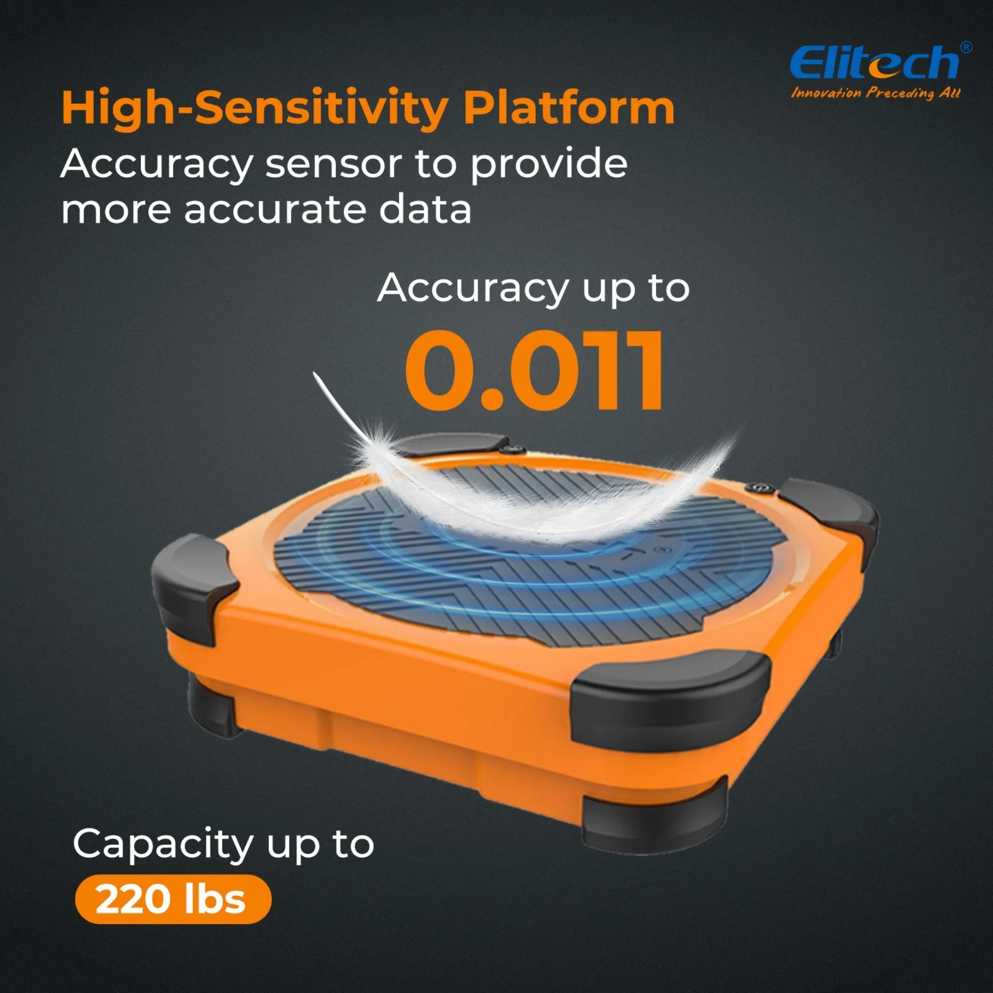 Elitech LMC-200 Electronic HVAC Refrigerant Charging Weight Scale Wired Remote 220lbs/100kgs