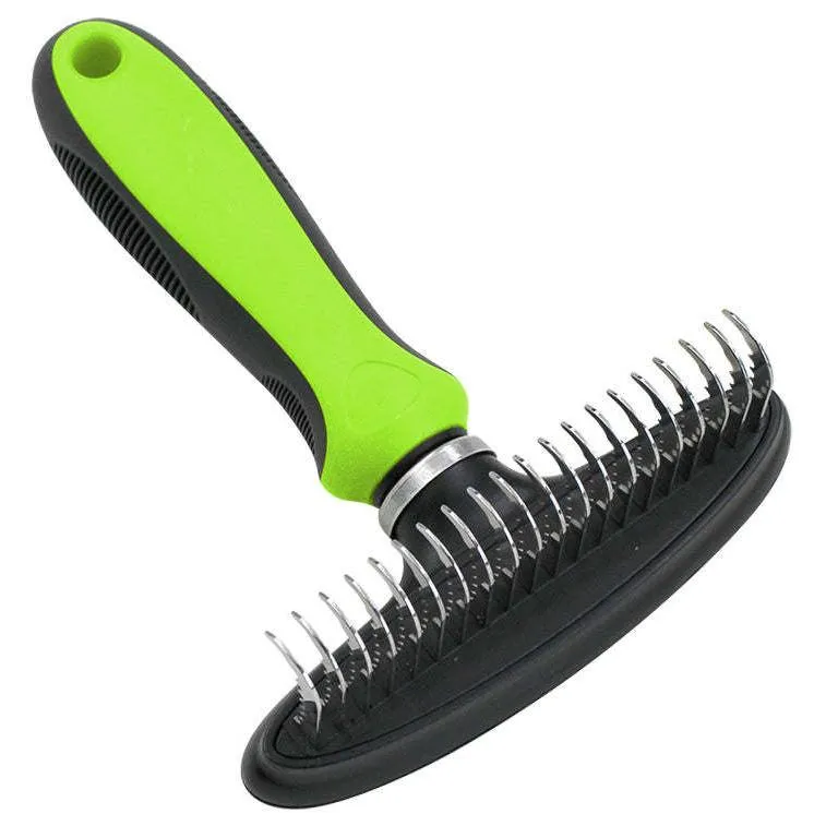 Grooming rake for mat and tangle removal Care