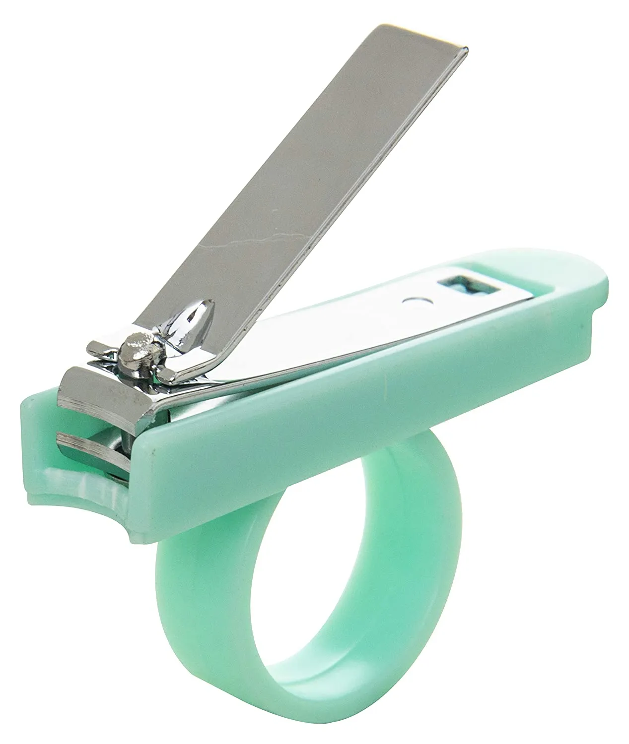Hopop Nail Clipper with Finger Grip for Children - Green