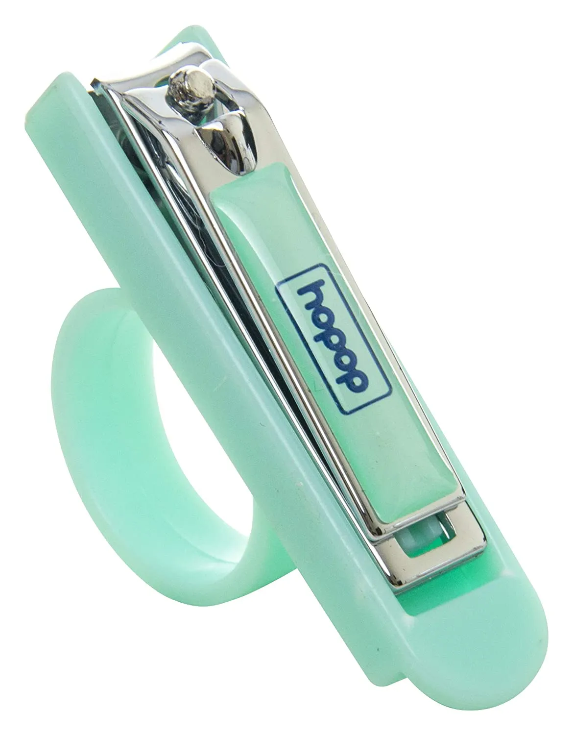 Hopop Nail Clipper with Finger Grip for Children - Green