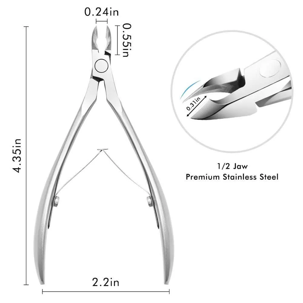 Kulis - Stainless Sharp Edge Cuticle Cutter - Premium Quality