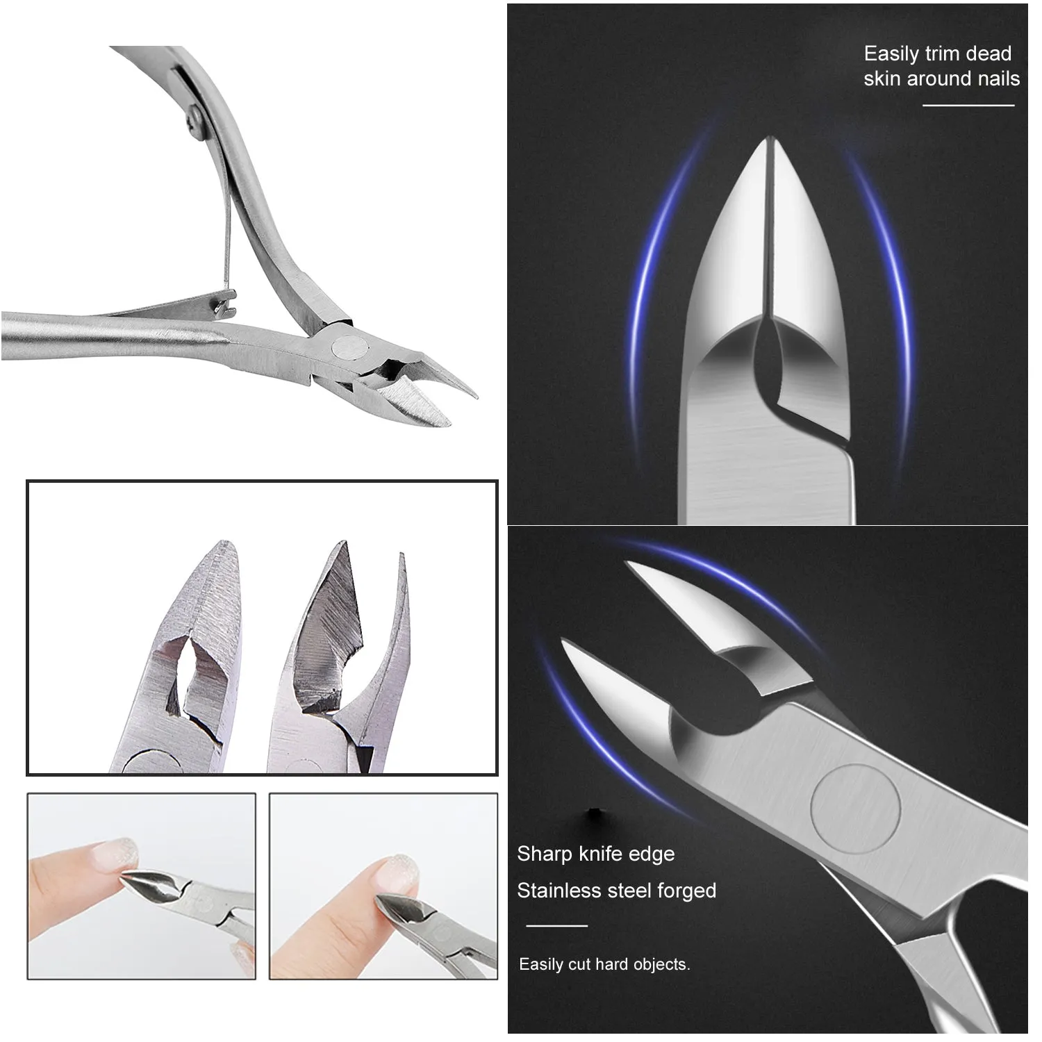 Kulis - Stainless Sharp Edge Cuticle Cutter - Premium Quality