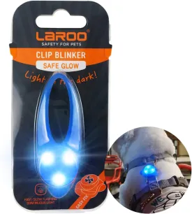LaRoo Dog Lights for Night Walking,Led Dog Collar Lights for Nighttime Clip On Light up Dog Collar