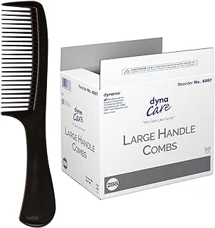 Long Handle Plastic Hair Comb 8.5 inches EACH