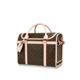 Louis Vuitton Pet Leather Brown Bag