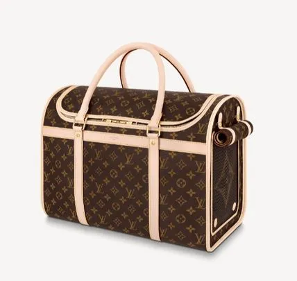 Louis Vuitton Pet Leather Brown Bag