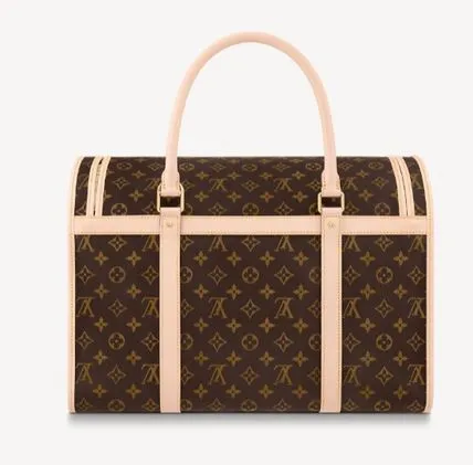 Louis Vuitton Pet Leather Brown Bag