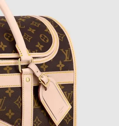 Louis Vuitton Pet Leather Brown Bag