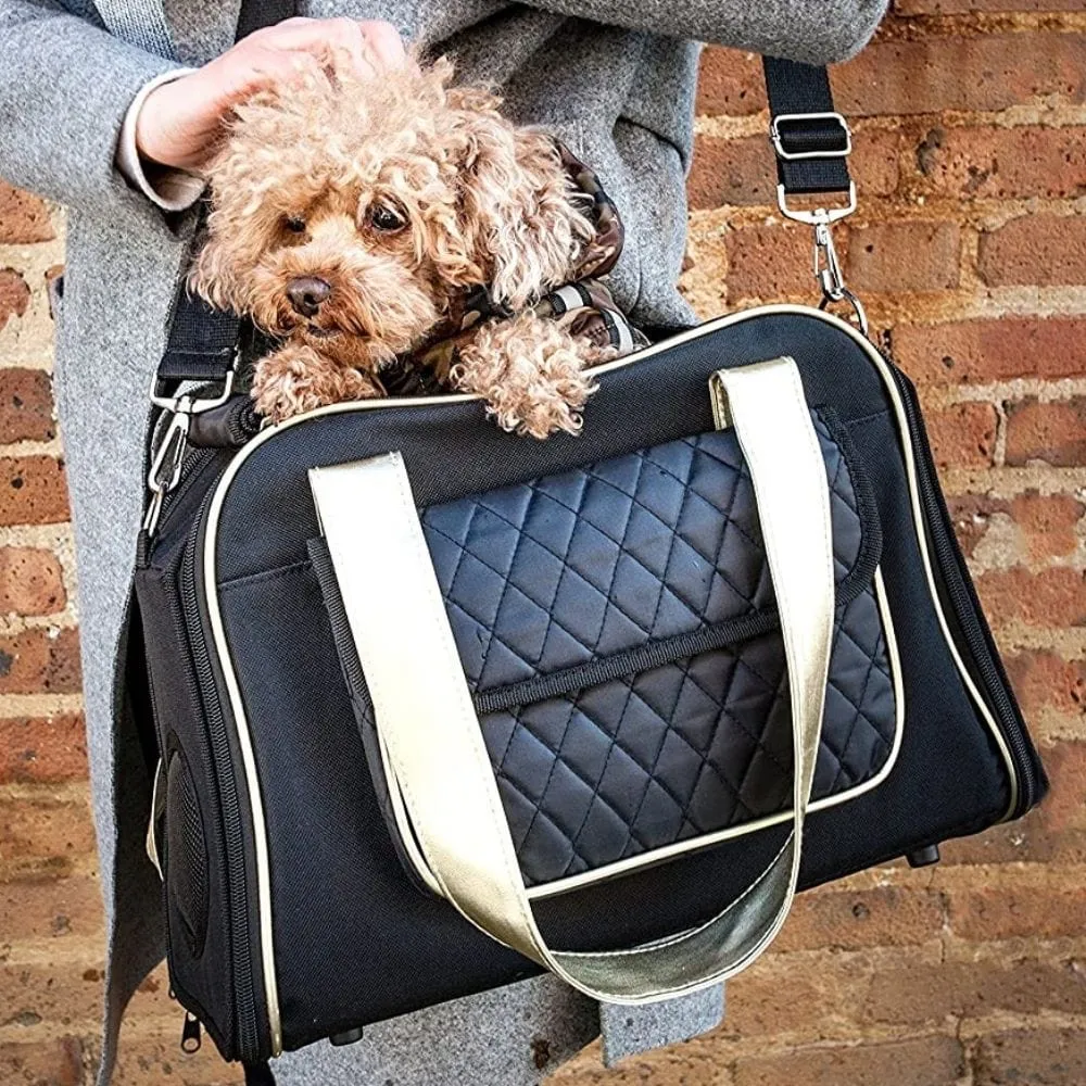 Luxury Pet Dog / Cat Travel Carrier Purse Bag