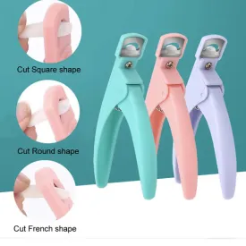 Nail Clipper Edge Cutter Colorful Guillotine Cut