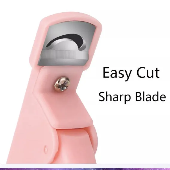 Nail Clipper Edge Cutter Colorful Guillotine Cut