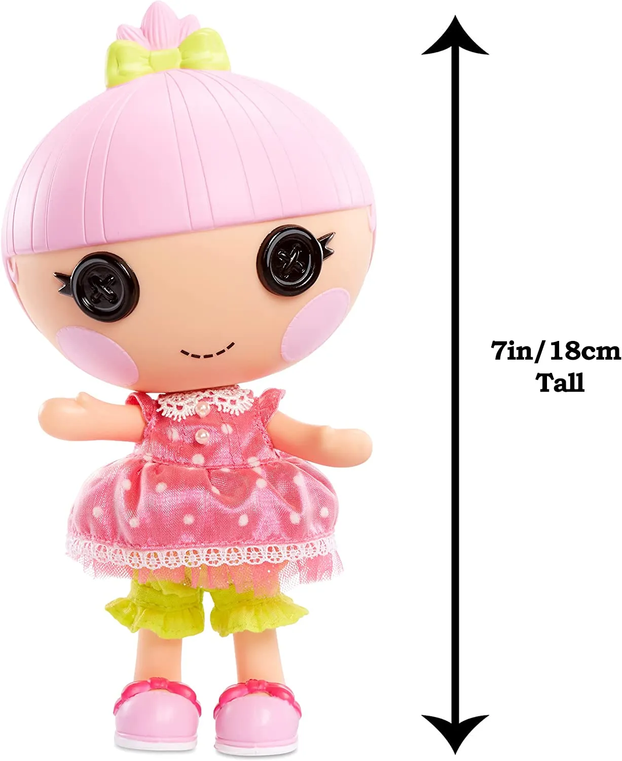New Lalaloopsy Littles Doll - Trinket Sparkles with Pet Yarn Ball Kitten, 7" Princess Doll with Changeable Pink Outfit and Shoes, in Reusable House Package playset, for Ages 3  RETAIL $25