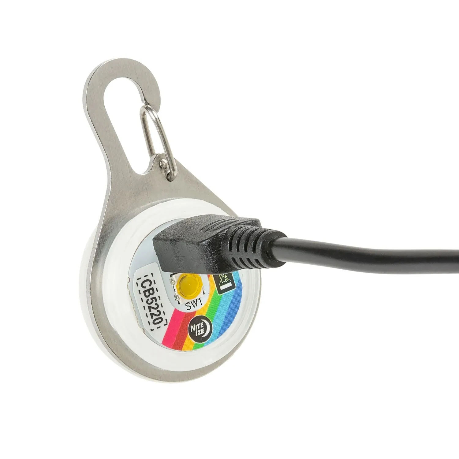 Nite Ize SpotLit Clip-On LED Rechargeable Dicso Light