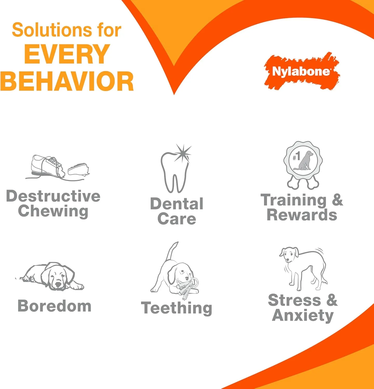 Nylabone Teething Rings Power Chew Toy for Dogs, Dog Toys for Aggressive Chewers, Bacon Flavor, Small - Up to 25 Ibs, 1 Count