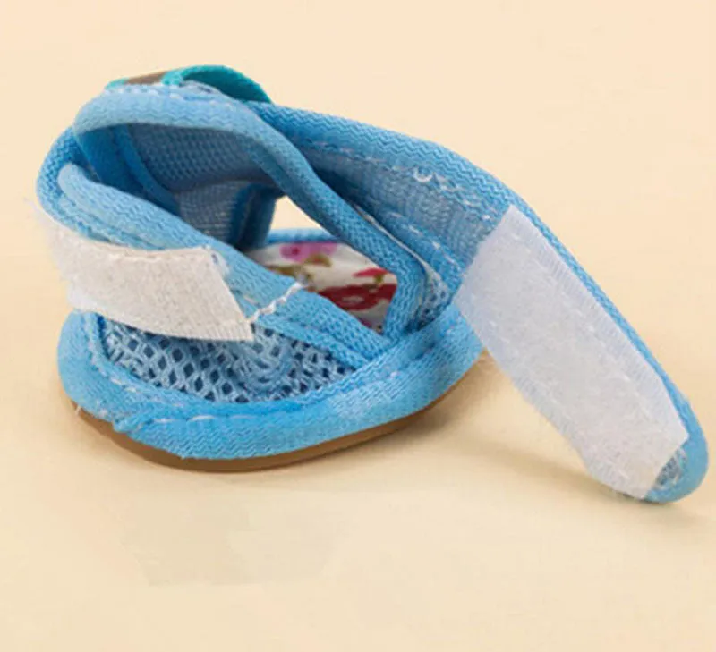 Pet shoes tendon bottom mesh sandals dog shoes dog sandals