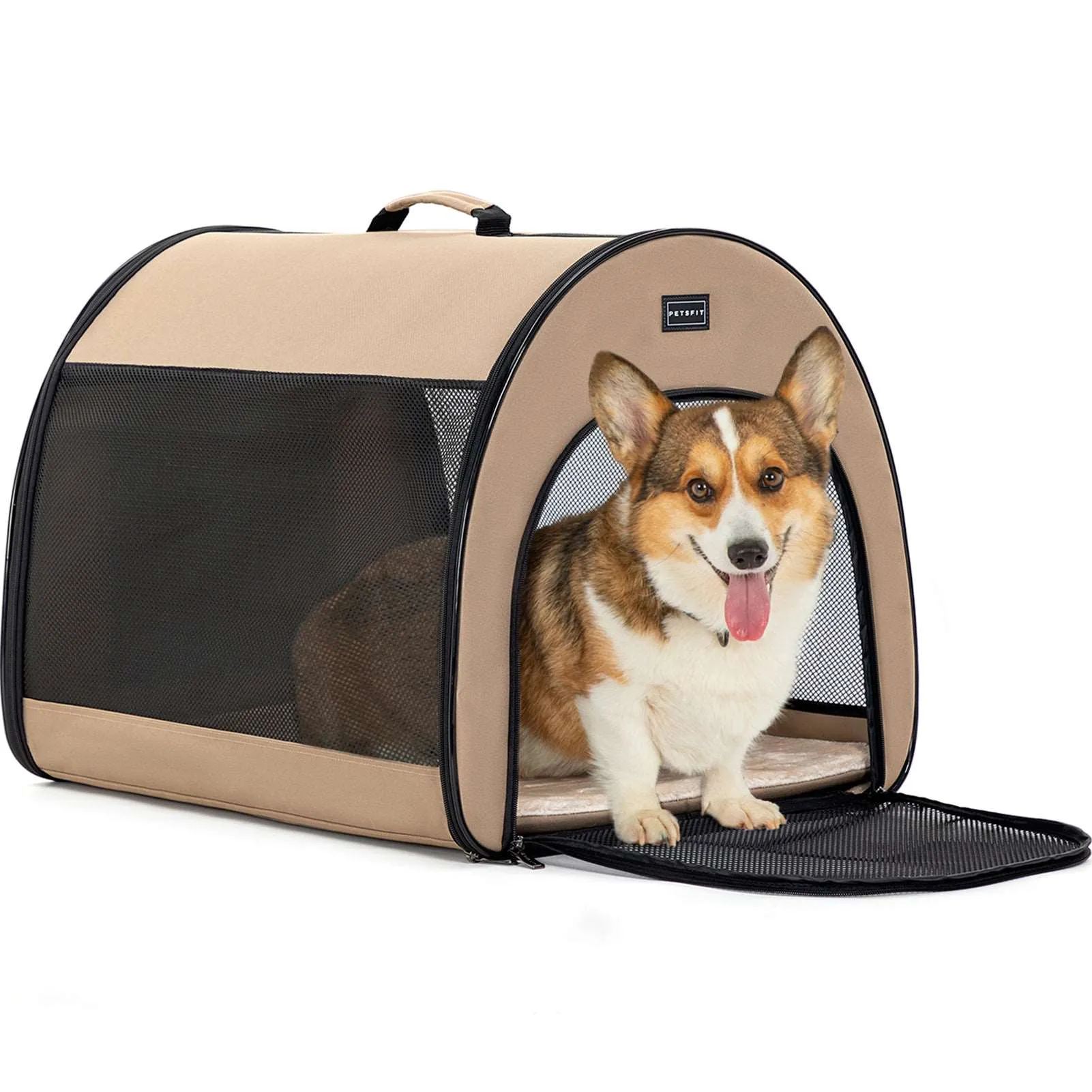 PETSFIT Arch Design Soft Sided Portable Dog Crate