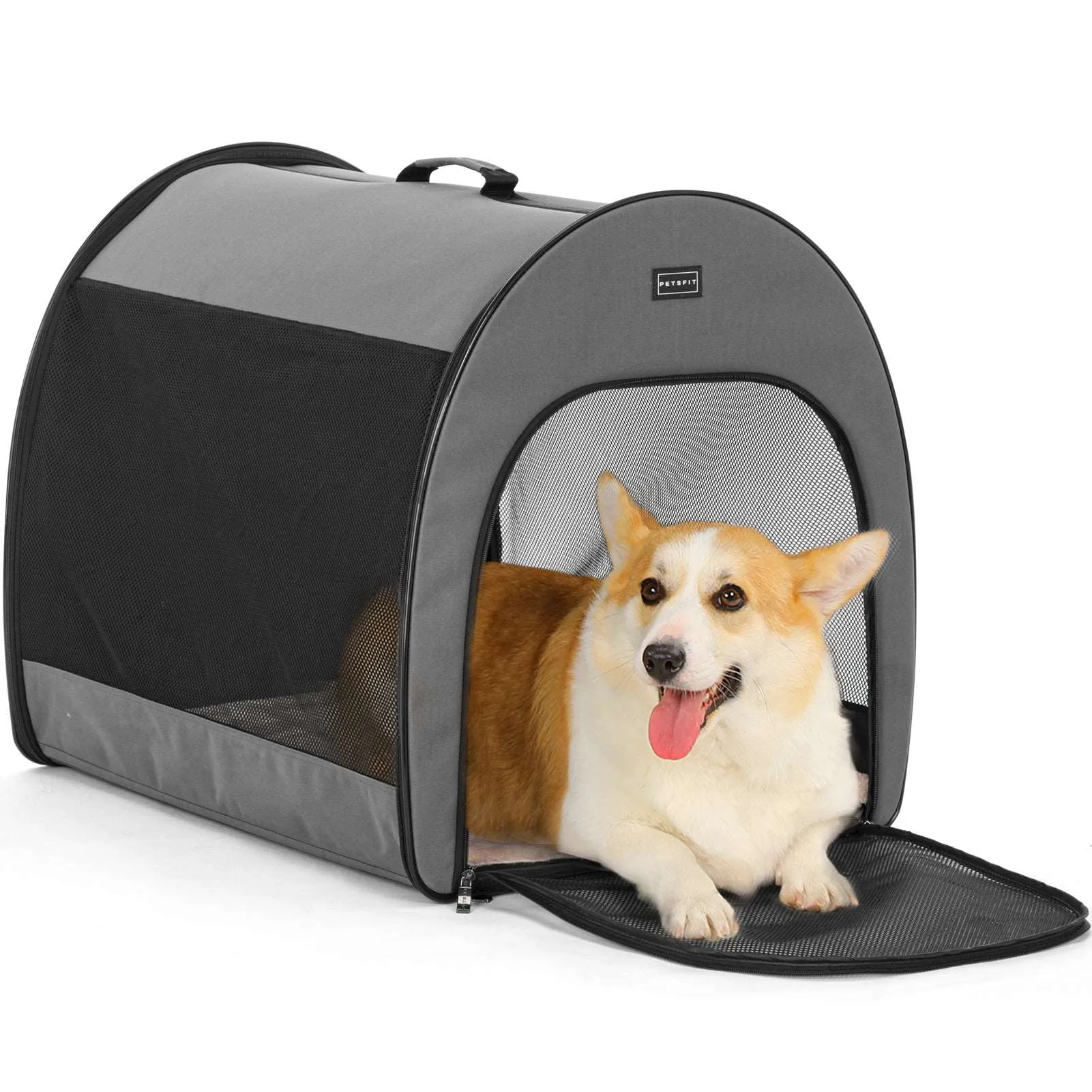 PETSFIT Arch Design Soft Sided Portable Dog Crate