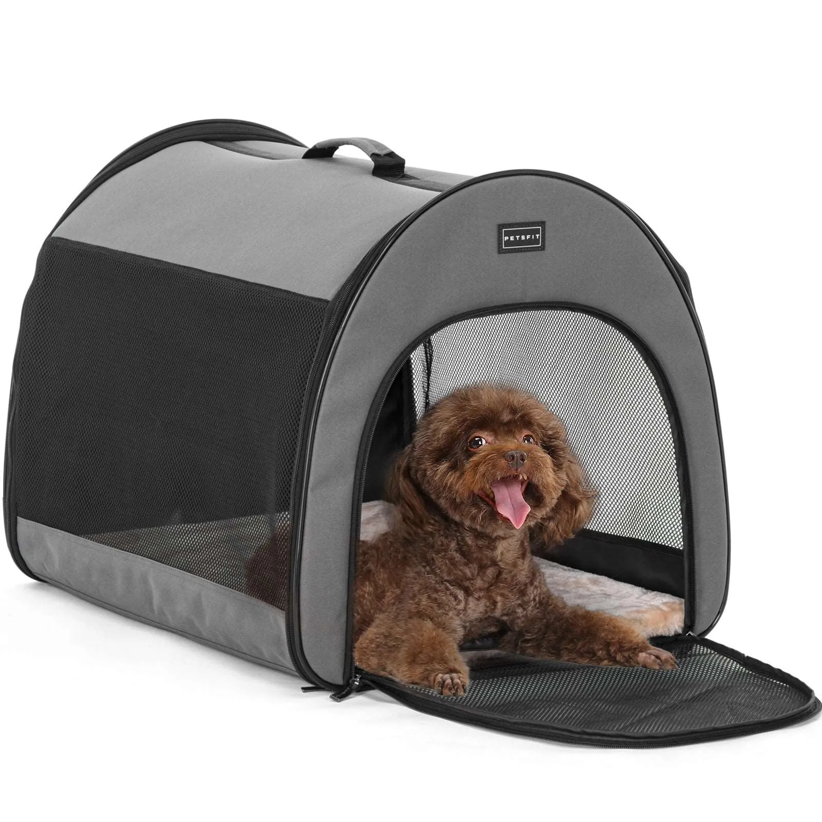 PETSFIT Arch Design Soft Sided Portable Dog Crate