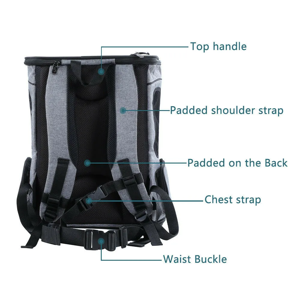PETSFIT Soft Pet Backpack Carrier for Hiking