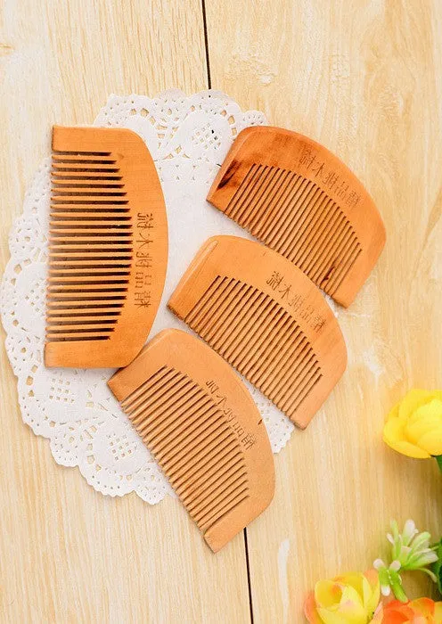 Popular natural health care comb anti-static comb comb Peach WOOD hair brush hairbrush hair comb