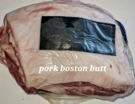 Pork Boston Butt Frozen approx 3.5 kg $15.50 per kg