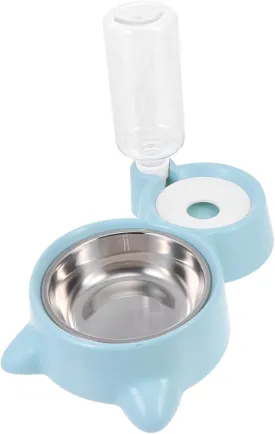 Practical Cat Bowl Auto Pet Water Feeder Pet Food Feeder Dripless Bowl