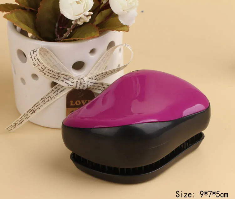 Professional Portable Colors Anti-Static Hair Styling Comb Brush Comb 6 Colors