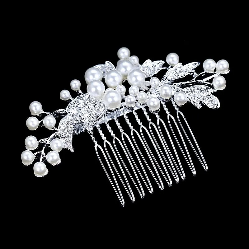"Millie" - Pearl Bridal Hair Comb - Available in Gold and Silver