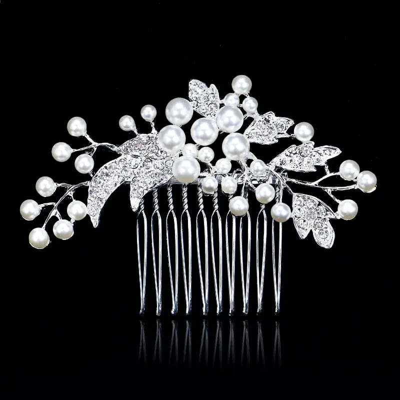 "Millie" - Pearl Bridal Hair Comb - Available in Gold and Silver