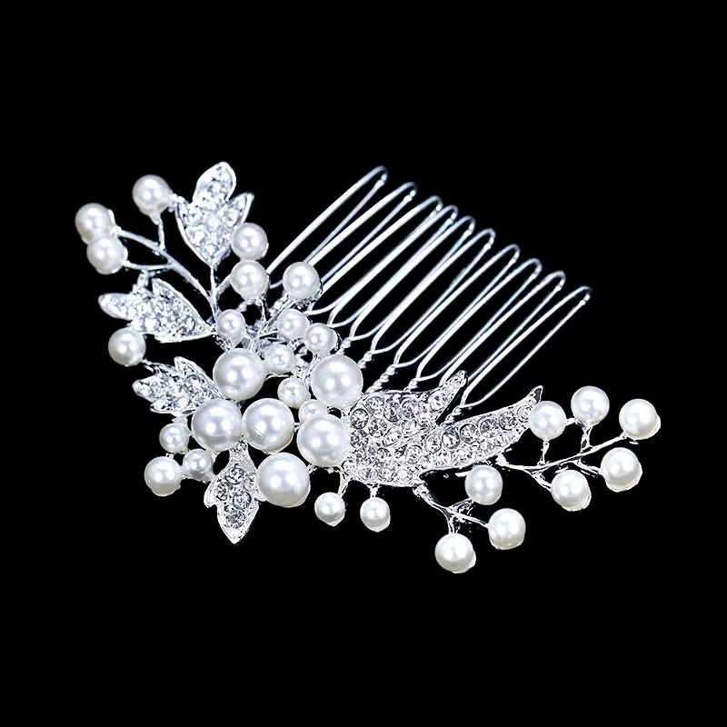 "Millie" - Pearl Bridal Hair Comb - Available in Gold and Silver